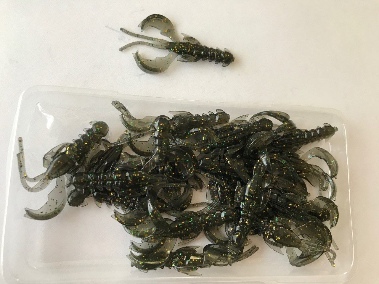 Esche: Gummiköder 4.5cm lang, 20 Stk. Krebs – Nuovo e nell'imballaggio originale da Selzach venduto da Neptun 1