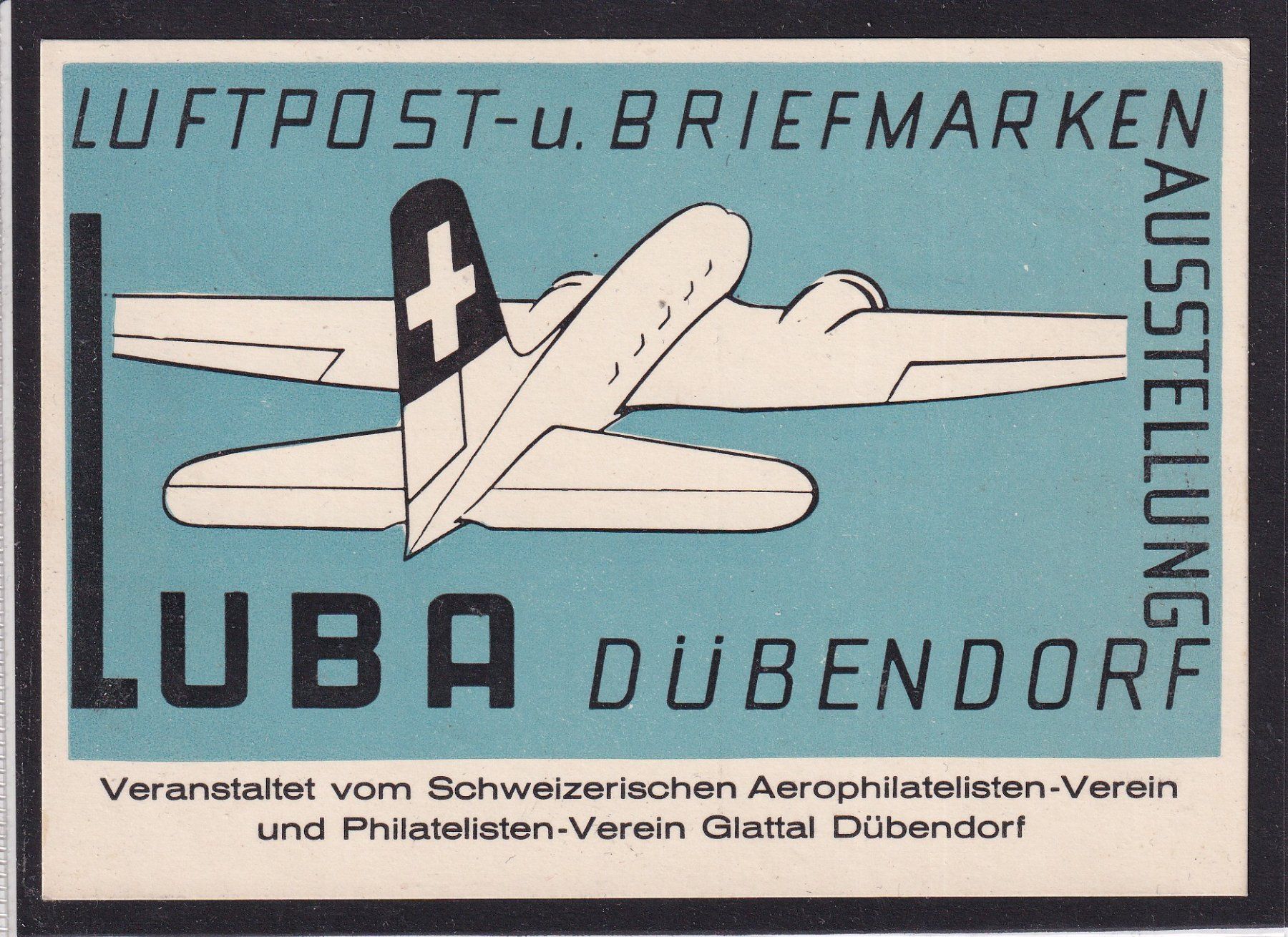 Cartoline postali: LUBA Dübendorf - Ausstellung 1941 – Usato da Orvin venduto da Pyaeschli