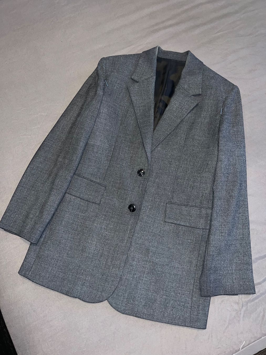 Mango Giacche: Mango Selection Grey Blazer with sleeve vents – Usato da Adliswil venduto da nat_7q7l 2