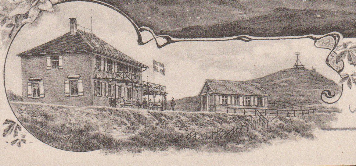 Cartoline postali: Hundwilerhöhe  AR   -   alte Ansichtskarte von 1906 – Usato da Vitznau venduto da Ropaku 1