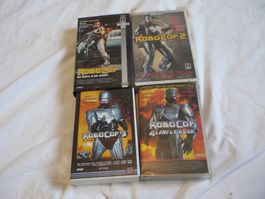 4x VHS Rarität - Robocop 1 2 3 4 - Erstausgabe