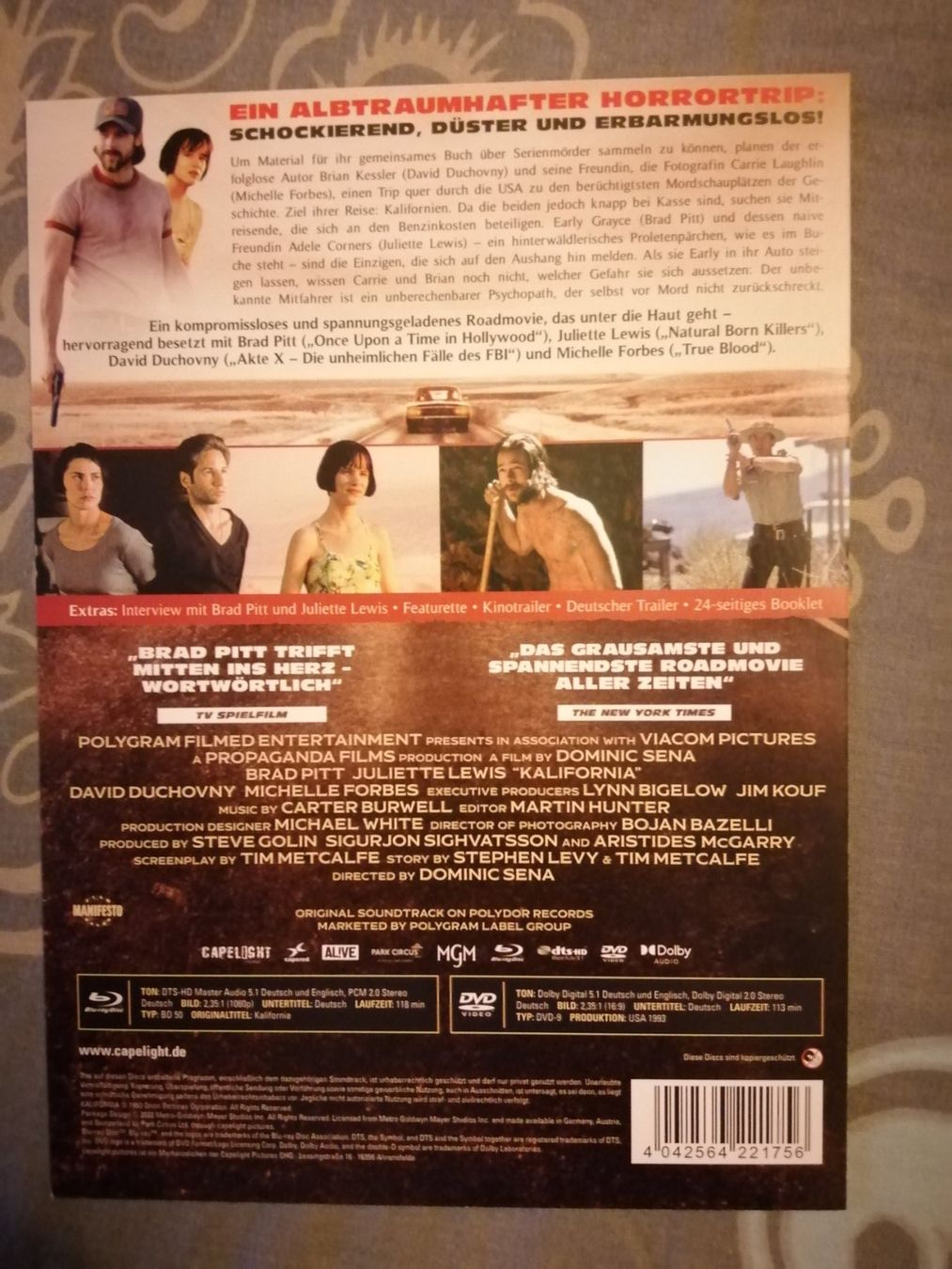 Tutti i DVDs: Kalifornia - Mediabook – Usato da Eschlikon TG venduto da Rare_Ware 1