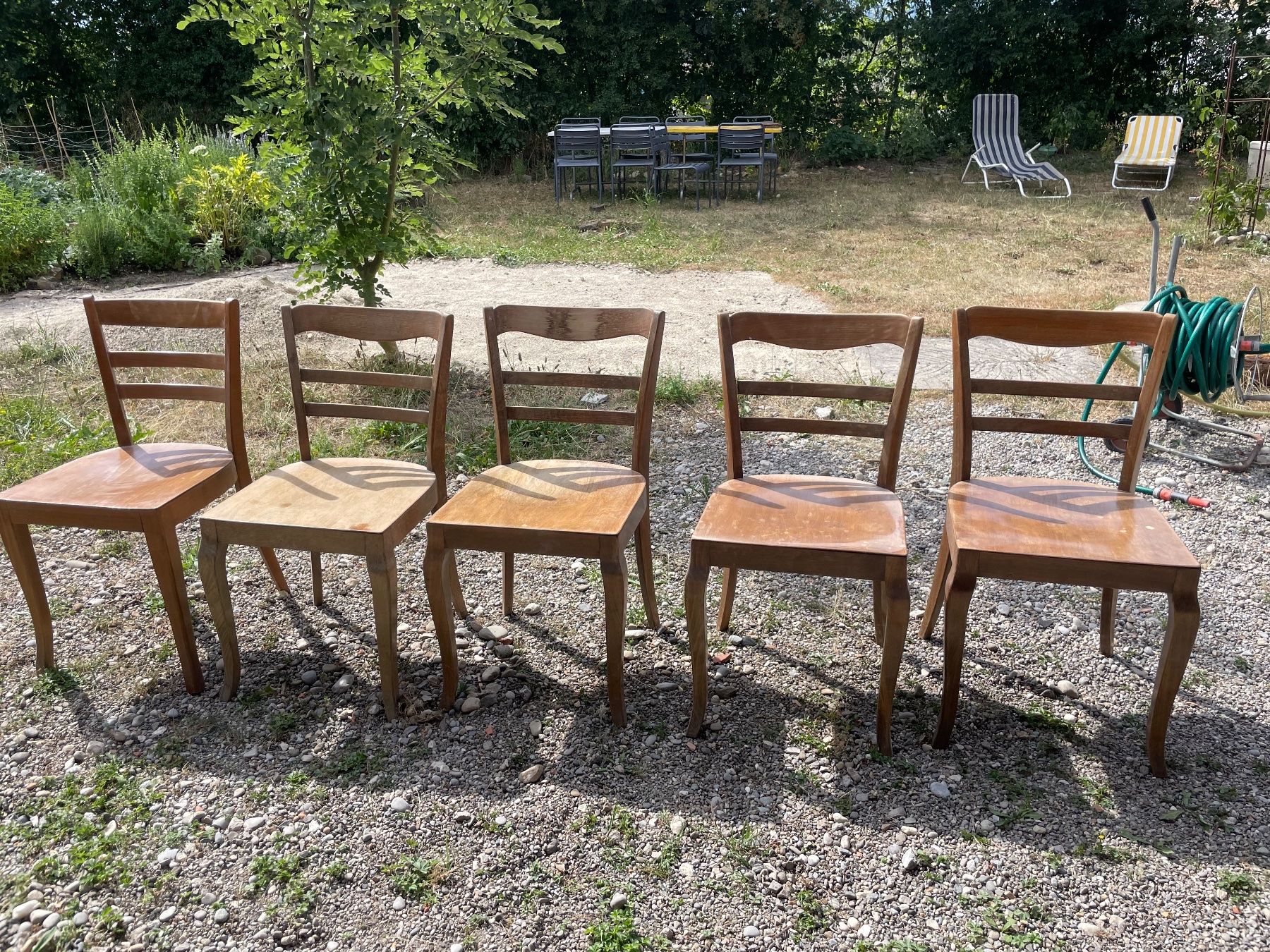 Stühle: 5 Vintage Holz Stühle – Gebraucht aus Bern von luk_hb2t
