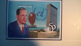 Sierra Leone 1995 Block Hammarskjöld Nobelpreis 50 J. UNO pf