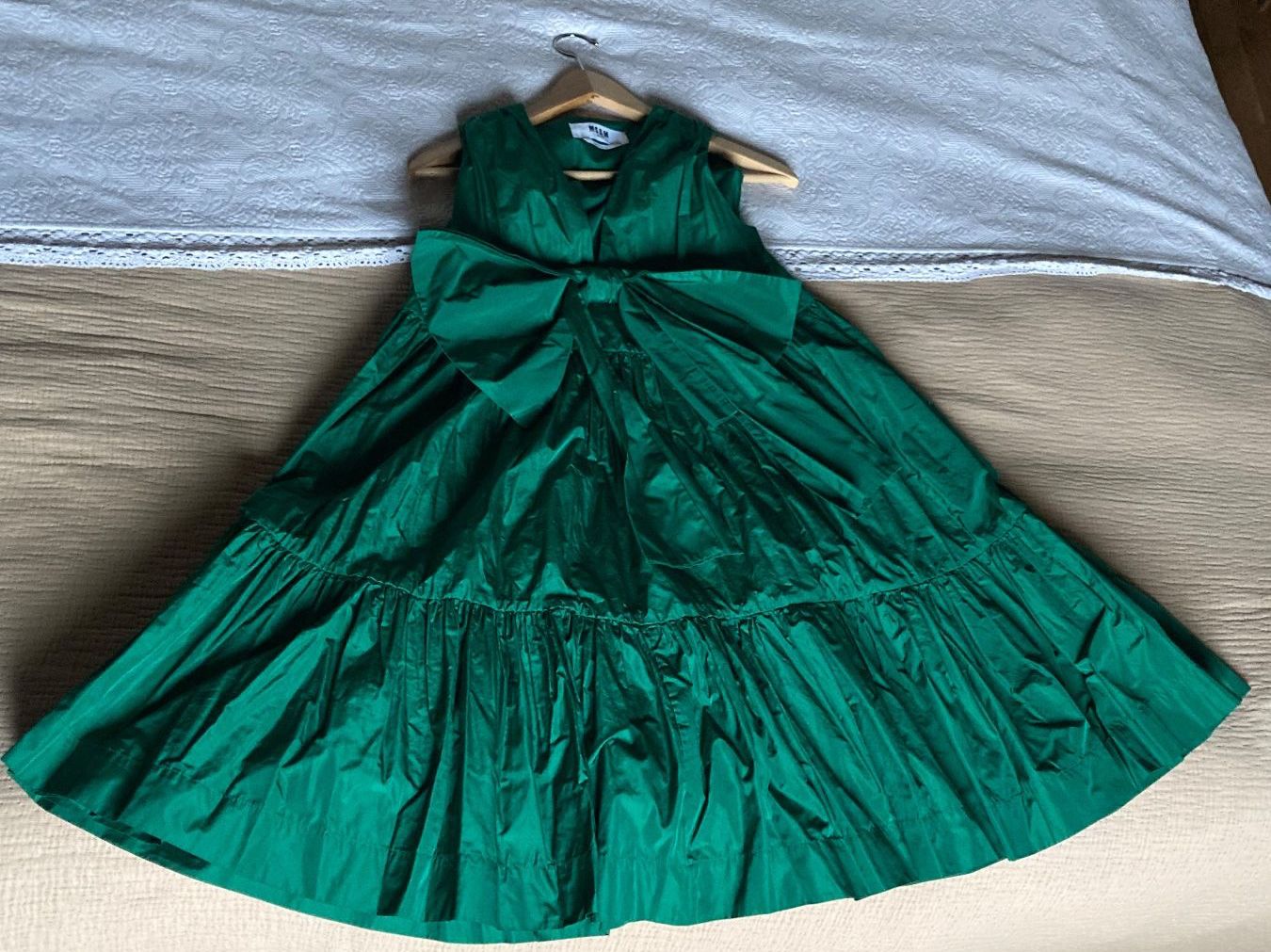 MSGM Vestiti: MSGM Dreamy Green Dress – Usato da Luzern venduto da AM2nd