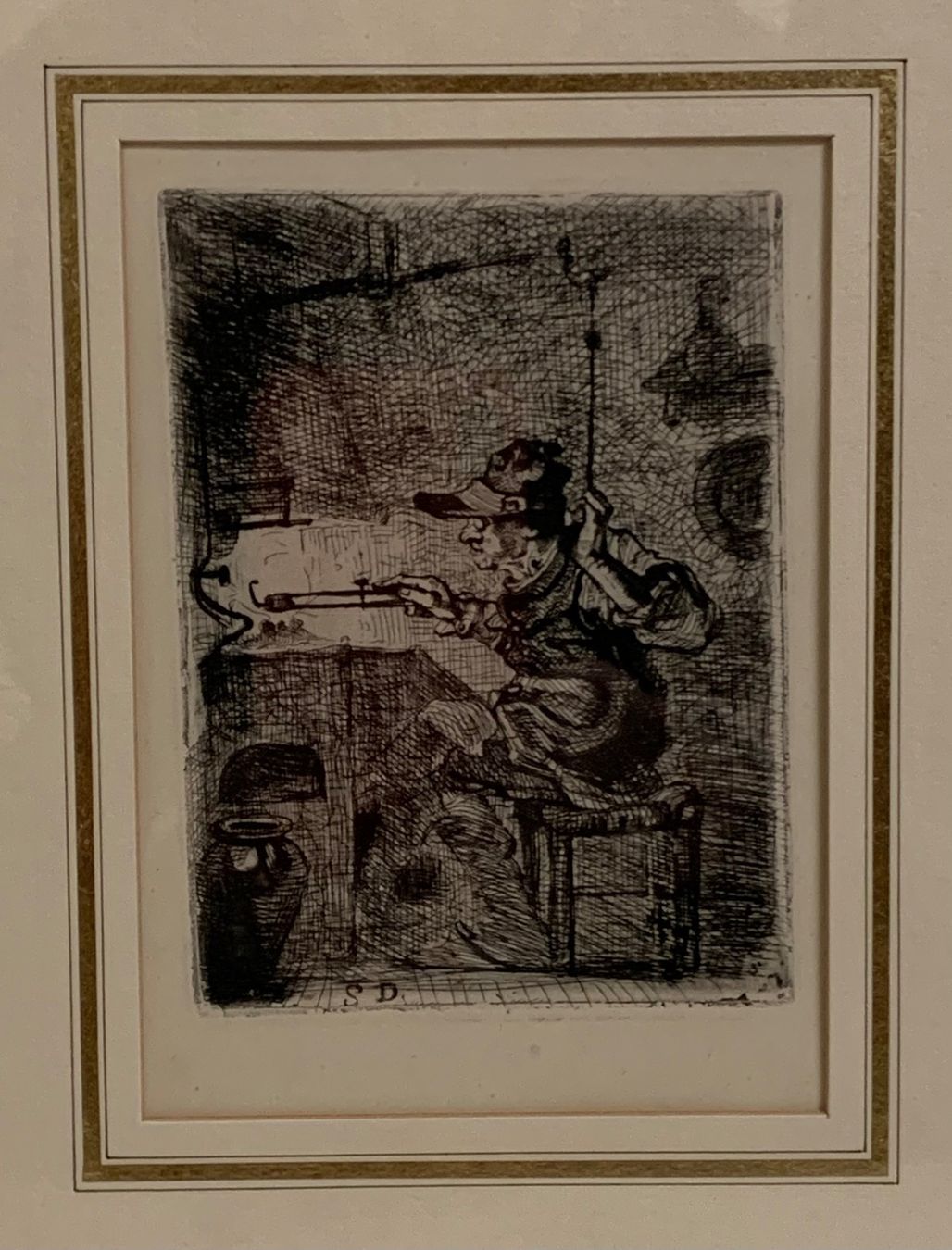 Incisioni: Gravure satirique 19ème siècle – Usato da Veytaux venduto da Latourelle 1