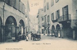 Lugano - via Canova + c1910