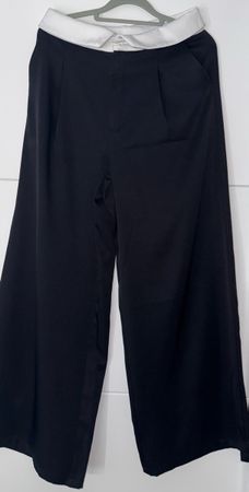 Schwarze-Hose, Gr. M, elegant