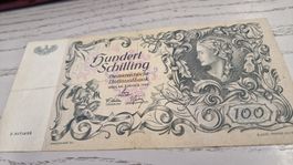 100 Schilling Österreichische Nationalbank 1949 Sammlerstück