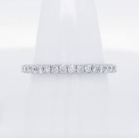 Alliance Éternité Or Blanc 14K & Diamants 0.60ct
