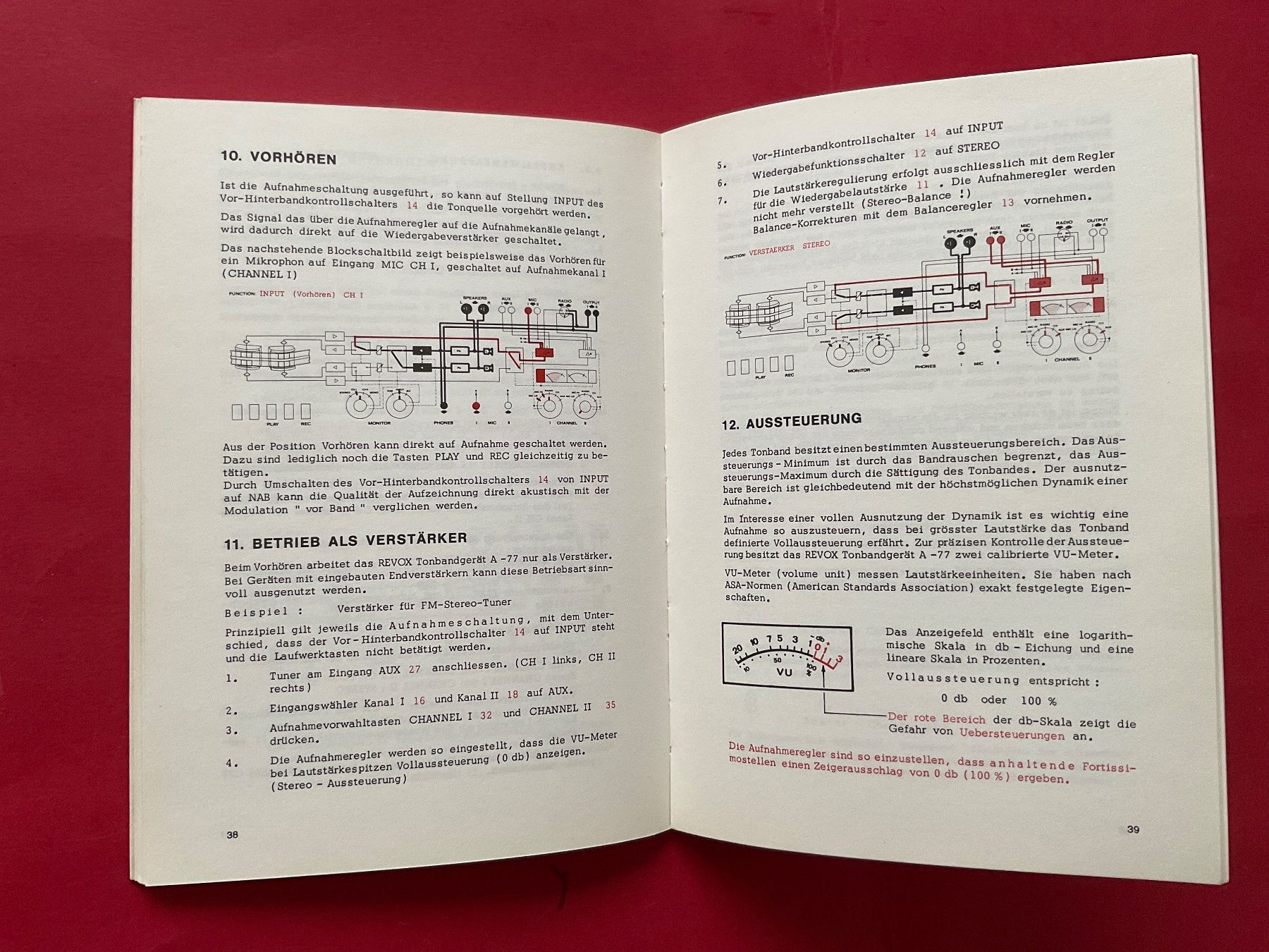 Revox Bandmaschinen: ReVox A 77 Handbuch – Gebraucht aus Langenthal von RronJora 1