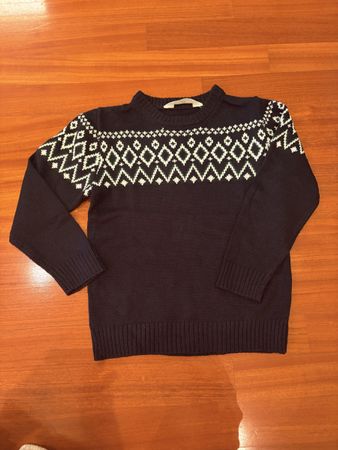 Weihnachtlicher Pullover H&M Gr. 122/128 NEU