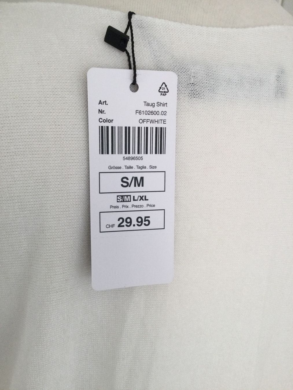 Maglioni & Felpe: Pull blanc avec motif œil en strass TODAY, taille S/M, NEUF – Nuovo e nell'imballaggio originale da Agiez venduto da chouchanelle 2