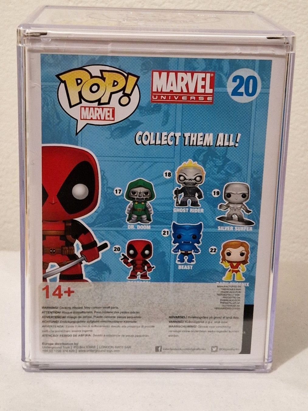 Funko Figuren: Funko Pop Marvel Universal Deadpool #20+ Acryl-Schutzhülle – Neu (gemäss Beschreibung) aus Igis von Vulleta.38 4