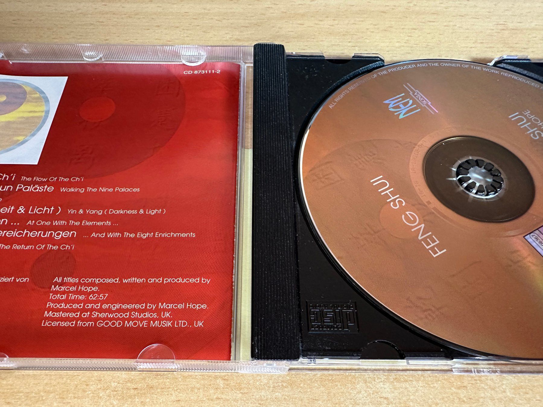 CD: Marcel Hope – Feng Shui – Usato da Rikon im Tösstal venduto da Alpenmutz 2
