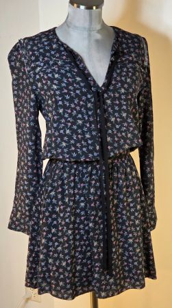 XS S 34 36 ZADIG & VOLTAIRE Kleid langarm langer Oberkörper