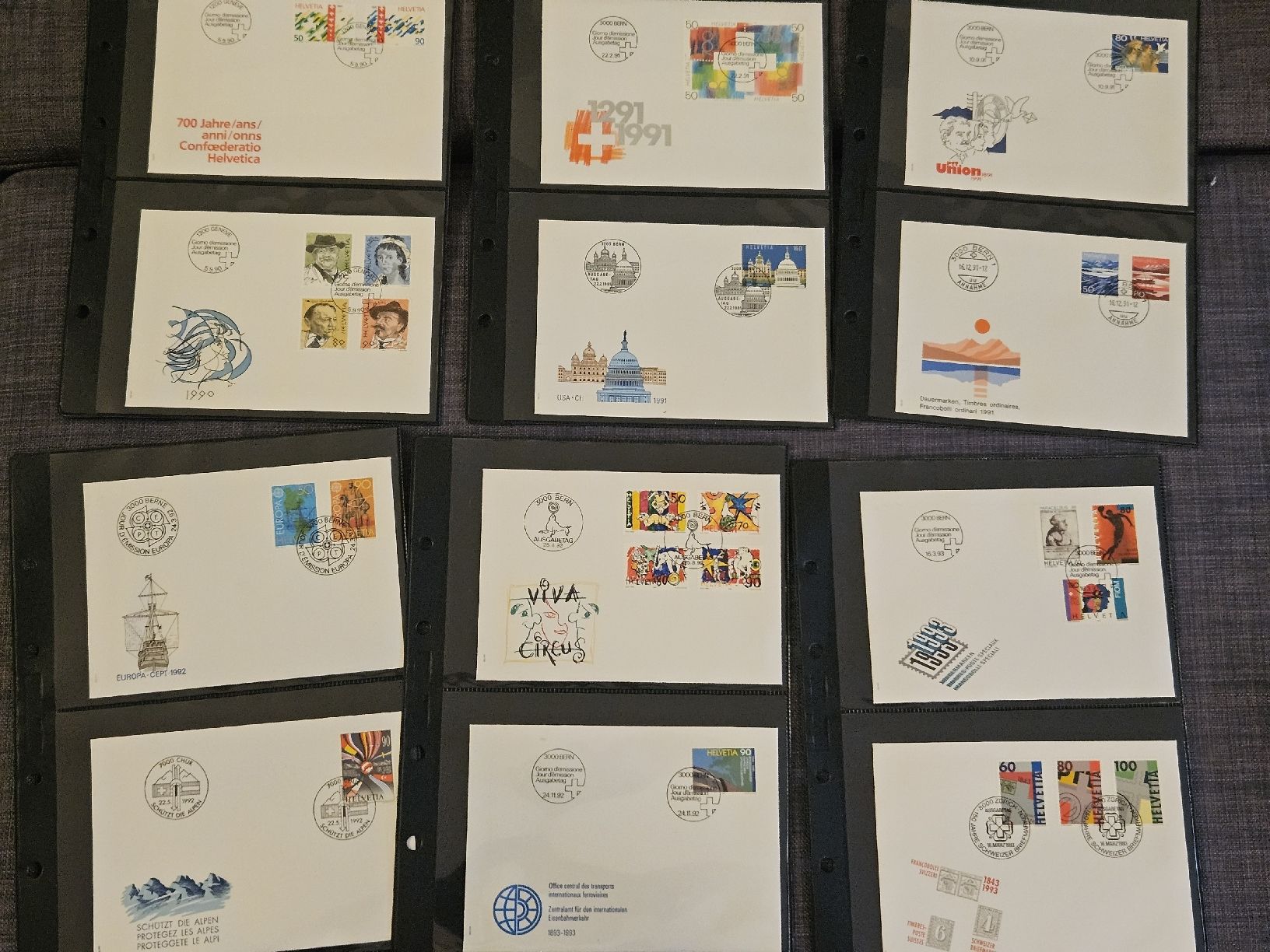 Tutti i francobolli: Sammlung Schweiz FDC 1981 - 1997 / 112 Ersttagesbriefe – Usato da Oberdorf BL venduto da BaldenEagle 6