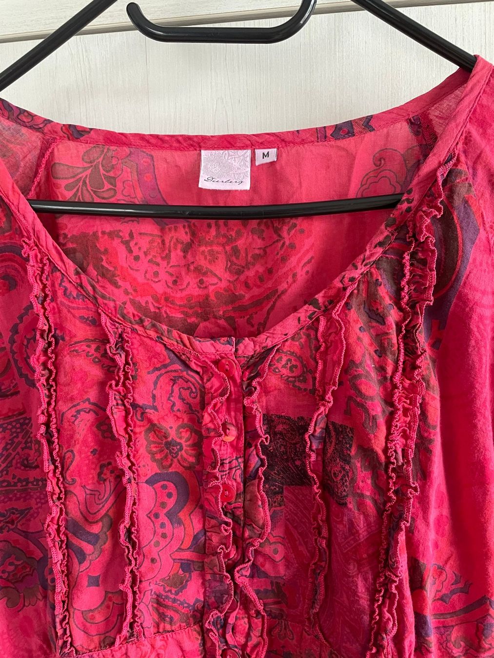 Deerberg Camicette: Deerberg 100% Baumwolle Bluse - Gr. M – Usato da Kaltbrunn venduto da olaf4 1