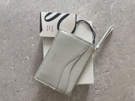 Polène - Beige textured wallet with zip - Brand new!