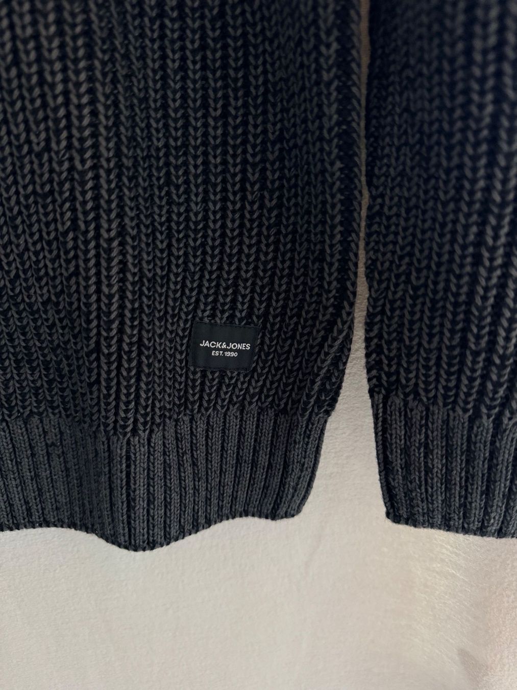 Jack & Jones Pulls & Sweat-shirts: JACK & JONES, Strickpullover JJPOWER, Gr. M, Schwarz/Grau – Neuf avec emballage d'origine à Rudolfstetten par gst_g7xl 3