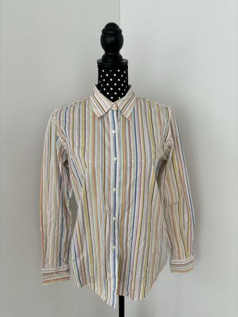Guy Rover Hemd gestreift Gr. 48 (Slim Fit, Made in Italy