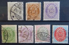 Island ex. Kat. 7-20 gest. 1876/1900 Kat. 151 Euro