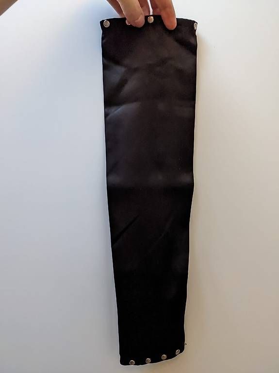 Kleider: Schwarzes Satin Gothic-Kleid/Abendkleid, Grösse S – Neu (gemäss Beschreibung) aus Ebnat-Kappel von FaRa08 3