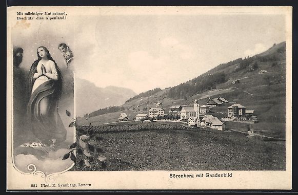 Ansichtskarten: AK Sörenberg, Sörenberg mit Gnadenbild – Gebraucht aus Berlin von bartko-reher