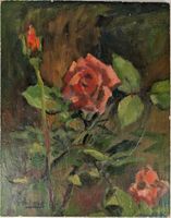 Blumengemälde von G. Philipsson