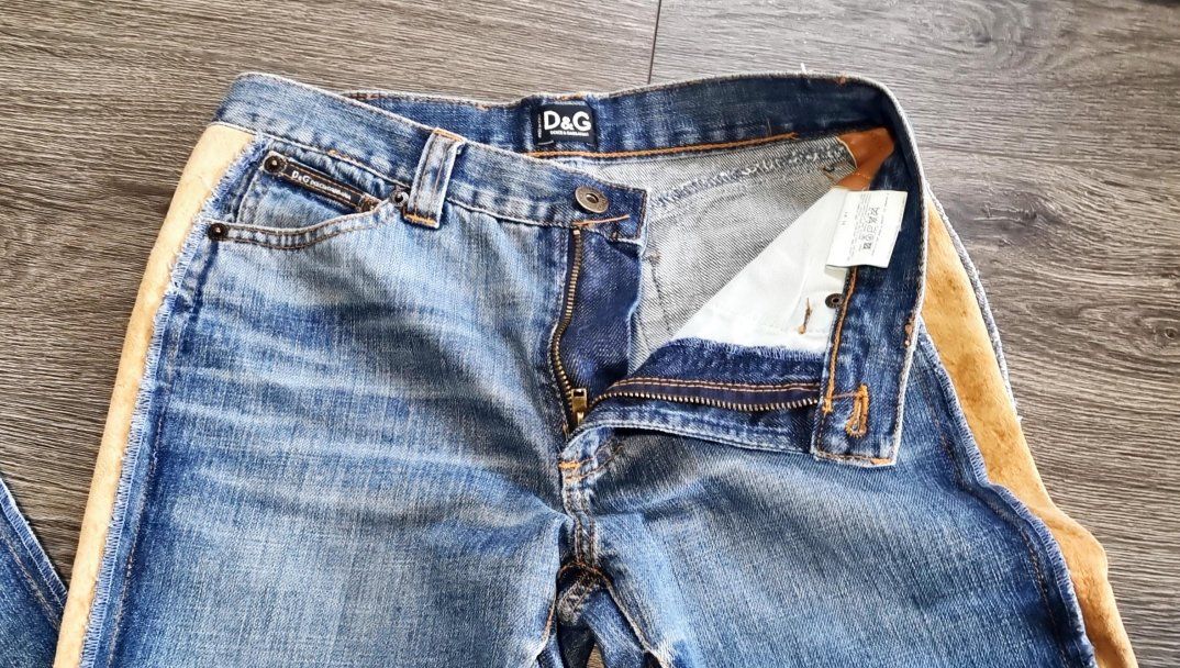 Dolce & Gabbana Jeans: Dolce Gabbana Jeans mit eingesetztem Leder – Usato da Uetliburg SG venduto da mafrey63 2