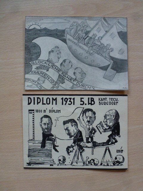 Cartoline postali: 5 Ansichtskarten diverse Karikaturen – Usato da Walkringen venduto da Casablanca777 1