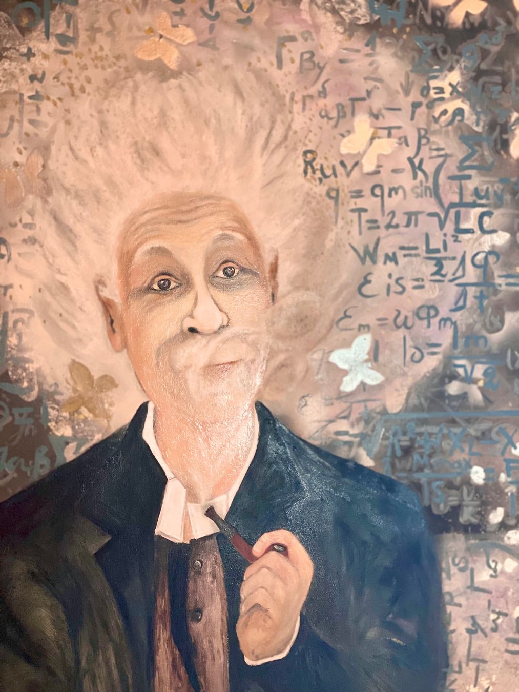 Dipinti: Einstein  /Oil Bild Kunst Doks – Nuovo (secondo la descrizione) da Beromünster venduto da dok_b8mf 3