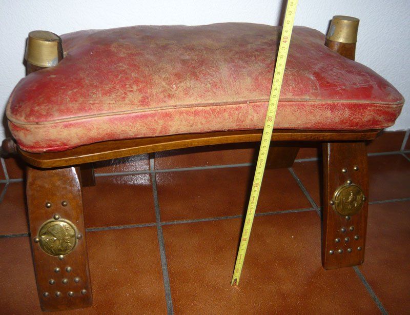 Hocker: Hocker aus Echtleder – Gebraucht aus Ruggell von Dolce9 2