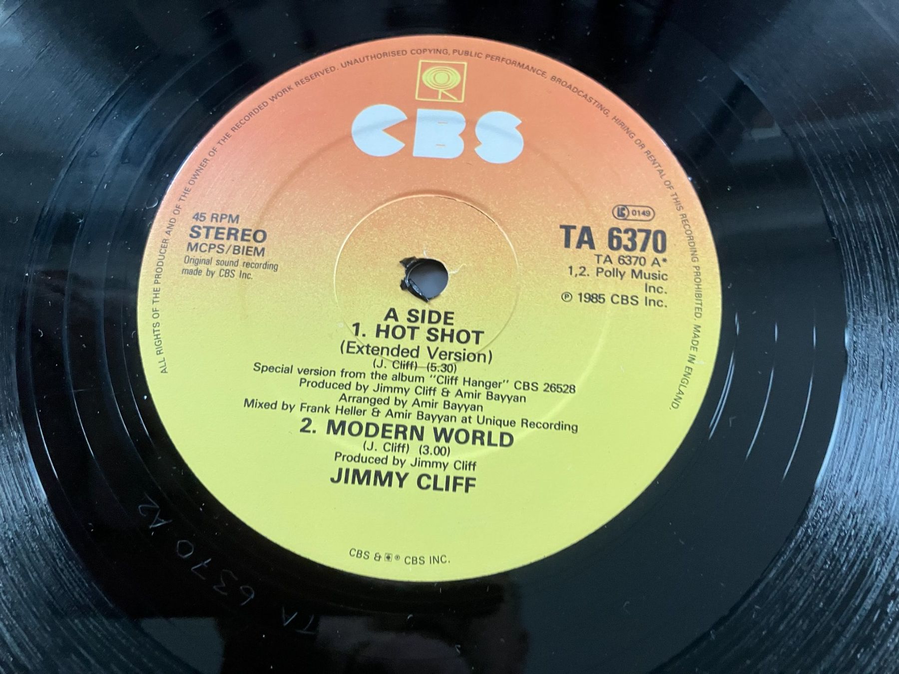 Dischi in vinile: Jimmy Cliff – Usato da Aarwangen venduto da Jukebox3 5
