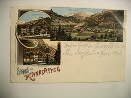 farbigeLithoAK KANDERSTEG