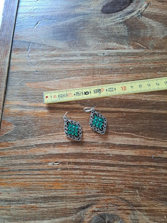 Jolies boucles d'oreilles Boho vintage : Achat occasion | Bijoux (femme) Vintage Style Argenté Neuf, sans étiquette