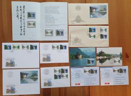 Schweiz: Lot Gemeinschaftsausgabe China - Schweiz 1998
