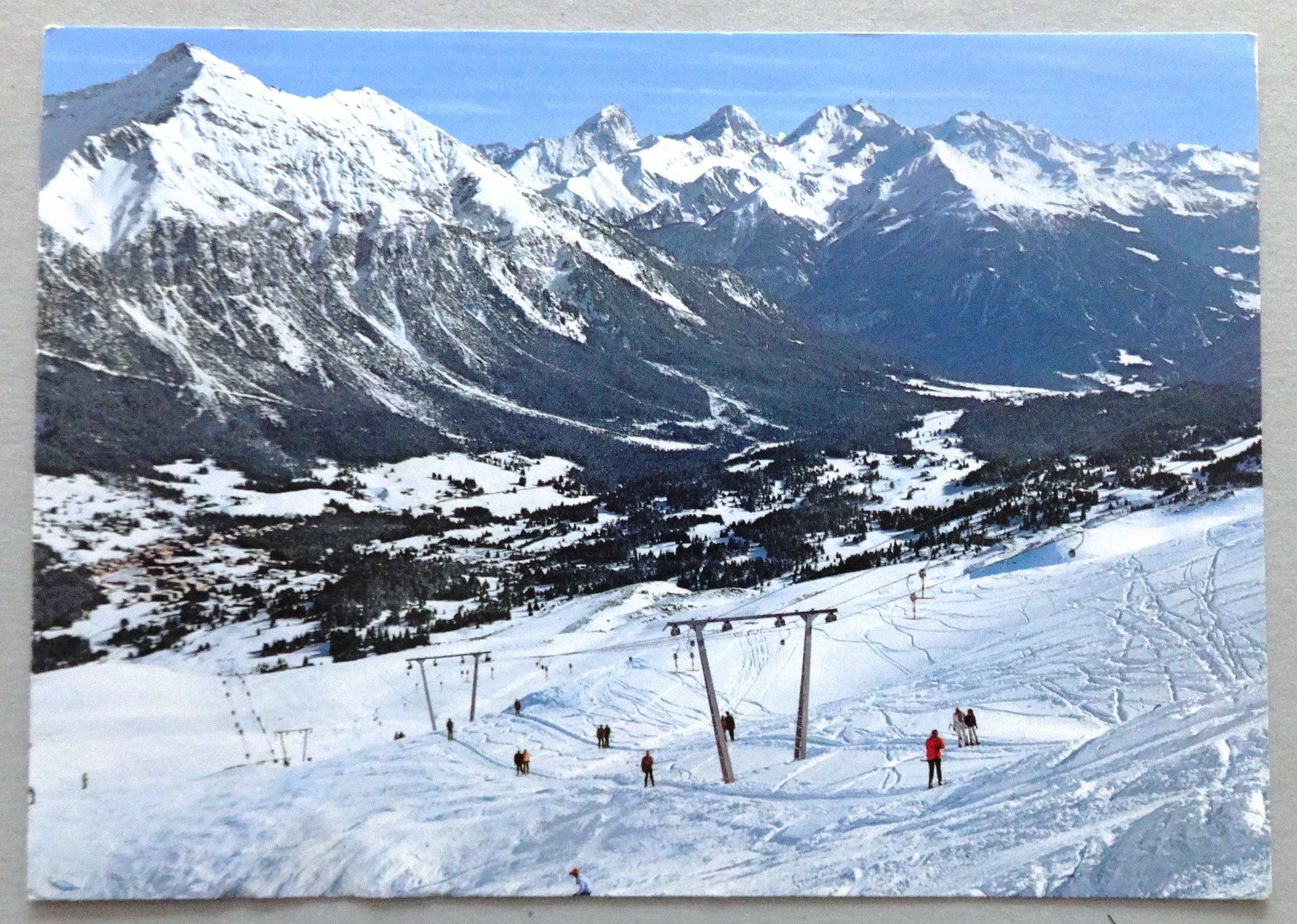 Cartes postales: Skigebiet Danis mit Lenzerhorn – Défectueux à Fétigny par Billy2miny