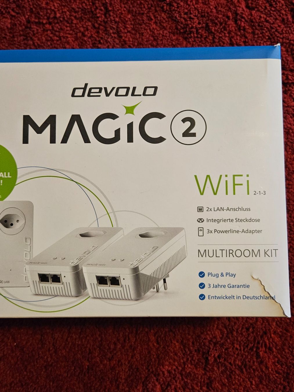 Devolo Unità & Adattatore: Devolo Magic 2 WiFi Multiroom Kit Powerline Adapter – Usato da Staad SG venduto da Dogs010203