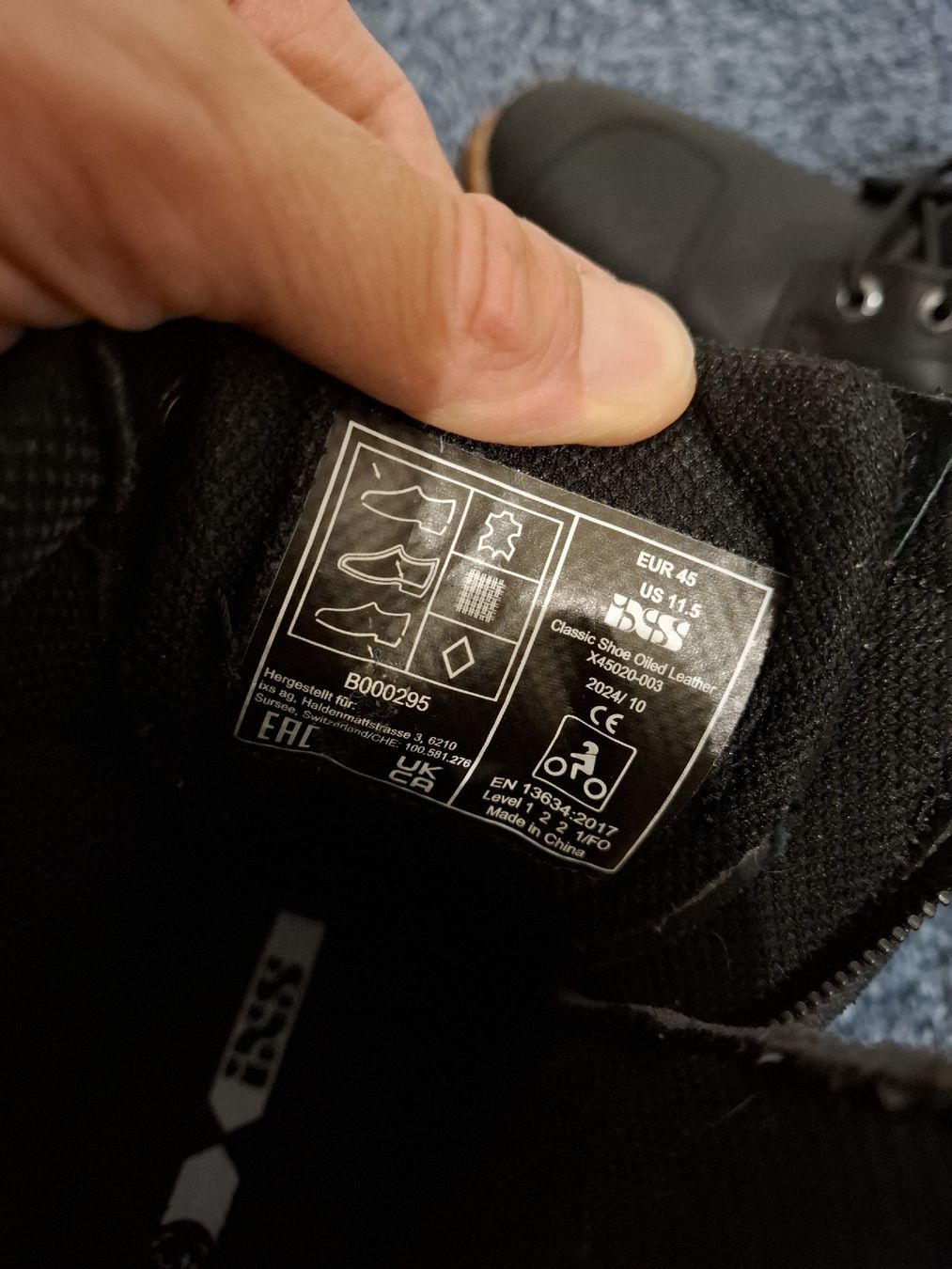 IXS Scarpe da uomo: IXS Motorradstiefel – Usato da Biberist venduto da HarleySeventyTwo 4