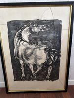Hans Erni Lithographie PFERD