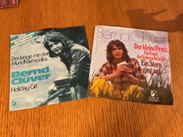 2 Vinyl Singles Bernd Clüver gebraucht guter Zustand