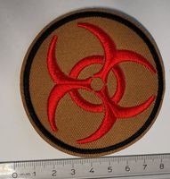 BIOHAZARD - Aufnäher (neu)