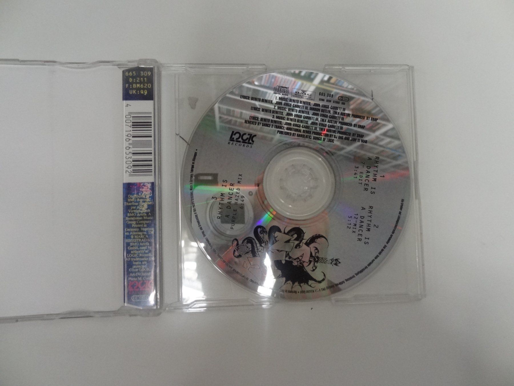 CD: Snap!, Rhythm Is A Dancer – Usato da luzern venduto da musicandart 1