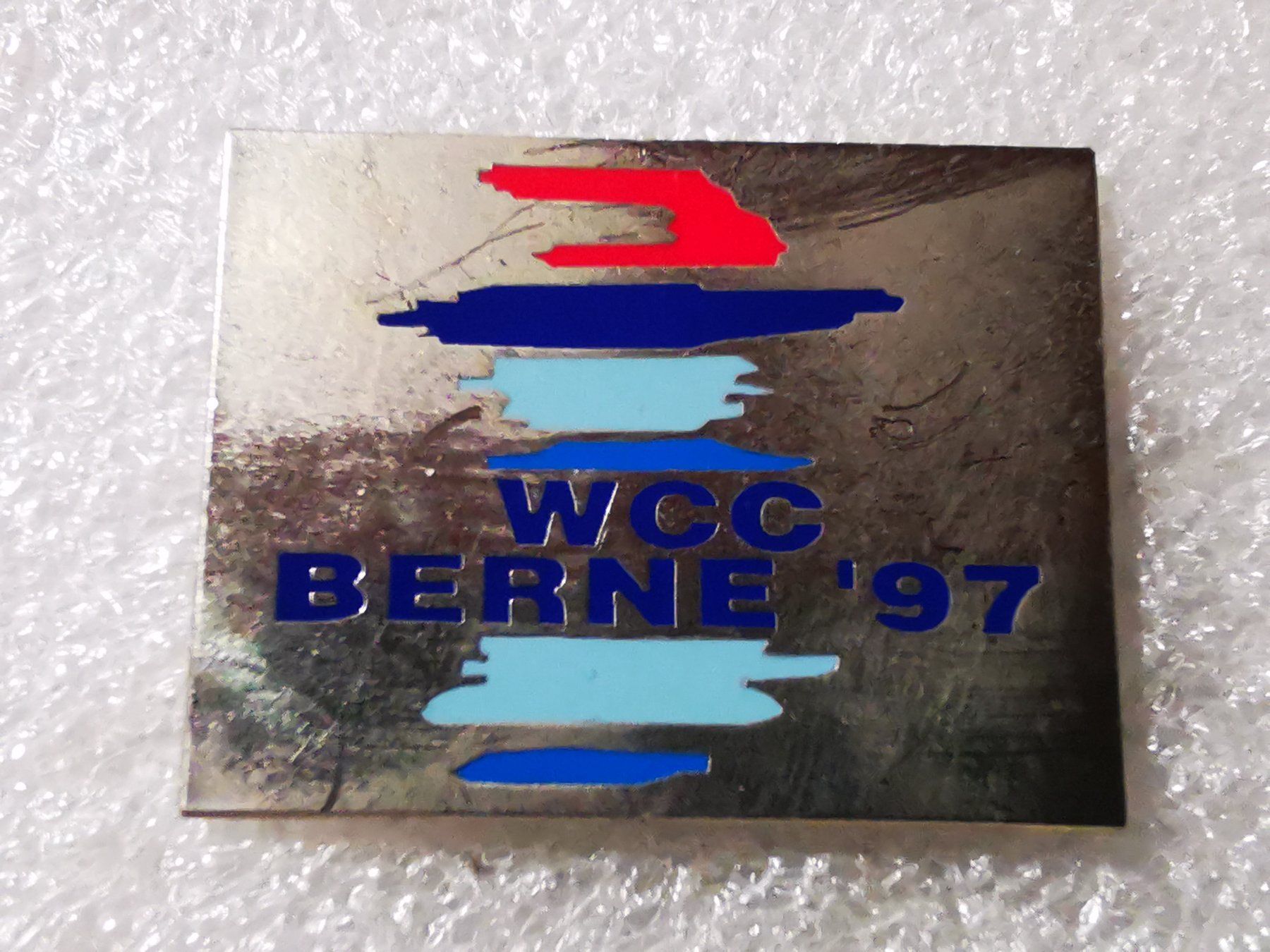 Placchette & Badge: Ansteckpin 145: WCC Berne – Usato da Oppligen venduto da Pin-Fall-Shop