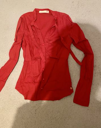 Fornarina Bluse rot Gr S