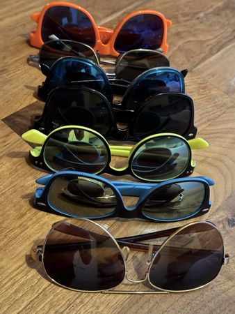 6x Sonnenbrillen-Set, bunt – Party, Fasnacht, Fotobooth
