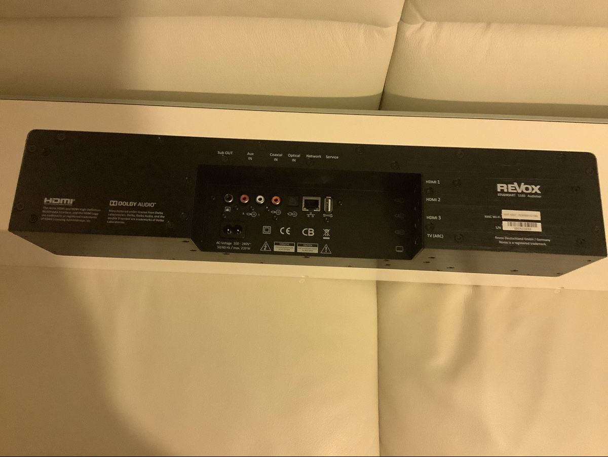 Revox Casse acustiche: Revox Sound Bar weiss, – Usato da Riehen venduto da teagarden 2