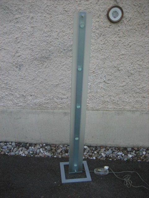 Lampade: Stehlampe mit Milchglas und 4 Leuchten – Usato da Winterthur venduto da pf02
