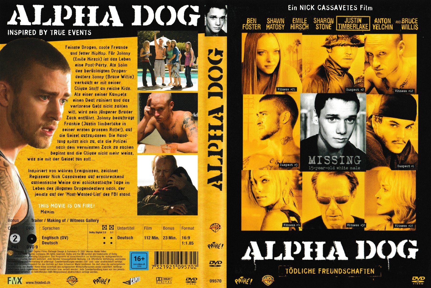 Tutti i DVDs: DVD - Alpha Dog - Tödliche Freundschaften – Usato da Langnau am Albis venduto da MediaRescuerKeLoX